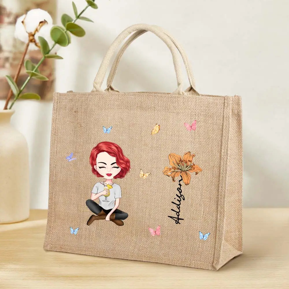 Head on over to www.personalisedandpretty.com and create your own photo upload novelty apparel  - personalised girl and name tote bag