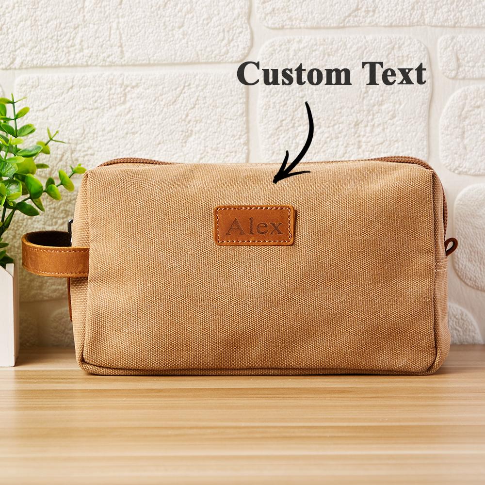 www.personalisedandpretty.com - Personalised Engraved Toiletry Bag 