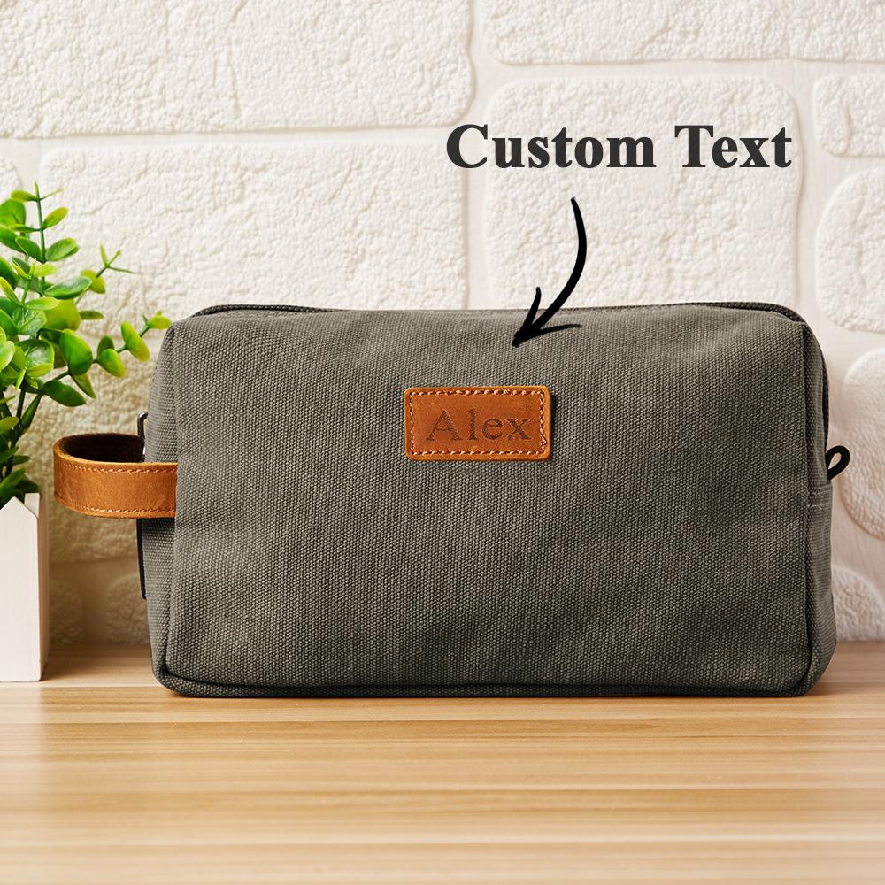 www.personalisedandpretty.com - Personalised Engraved Toiletry Bag 