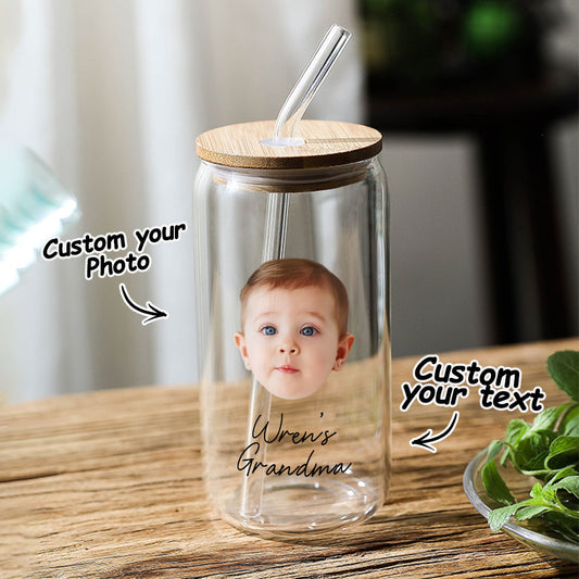 Head on over to www.personalisedandpretty.com and create your own photo upload novelty apparel  - personalised face and name drinks cup/holder 