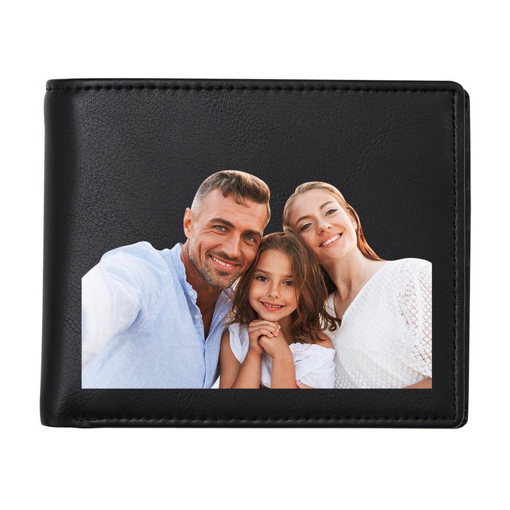 Personalised photo engraved men’s wallet RFID Protected. Www.personalisedandpretty.com