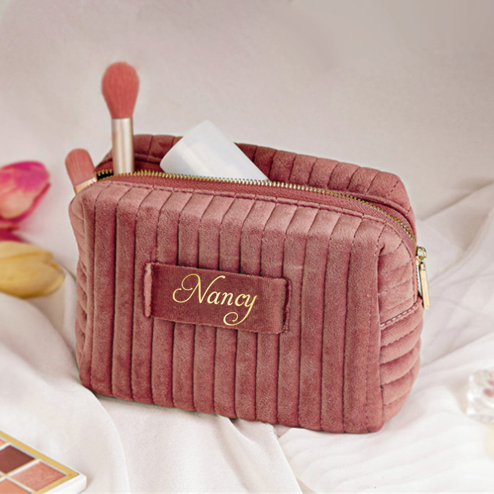 Personalised Makeup Bag Custom Travel Toiletry Bag 