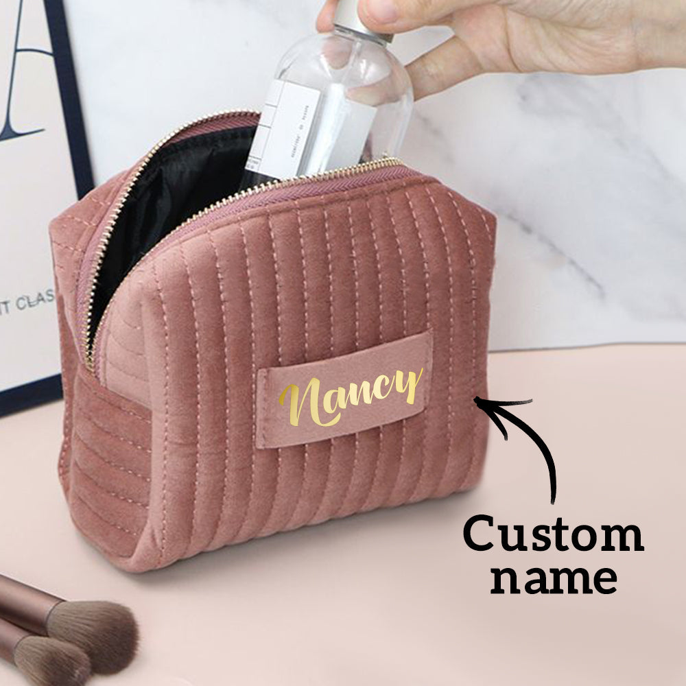 Personalised Makeup Bag Custom Travel Toiletry Bag 