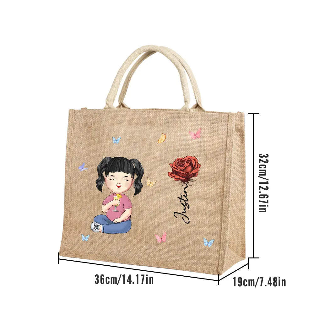 Head on over to www.personalisedandpretty.com and create your own photo upload novelty apparel  - personalised girl and name tote bag