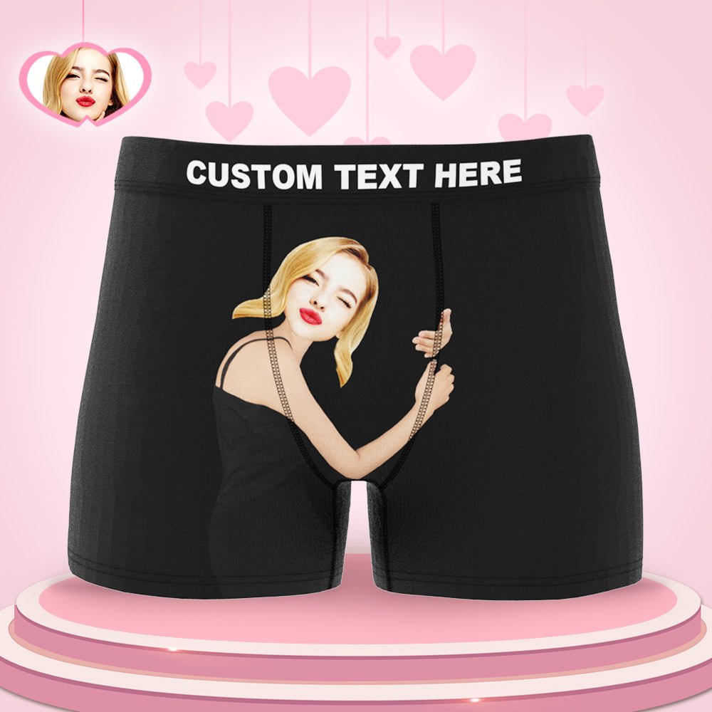 Custom Boxer Shorts 'Personal Hug' - PersonalisedandPretty.com