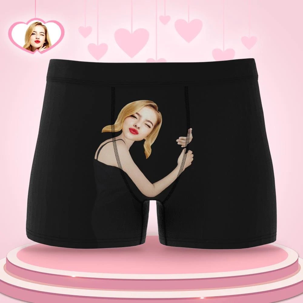 Custom Boxer Shorts 'Personal Hug' - PersonalisedandPretty.com