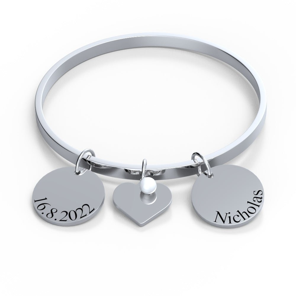 Custom Engraved Bracelet Gift - PersonalisedandPretty.com