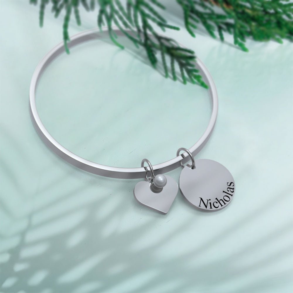 Custom Engraved Bracelet Gift - PersonalisedandPretty.com