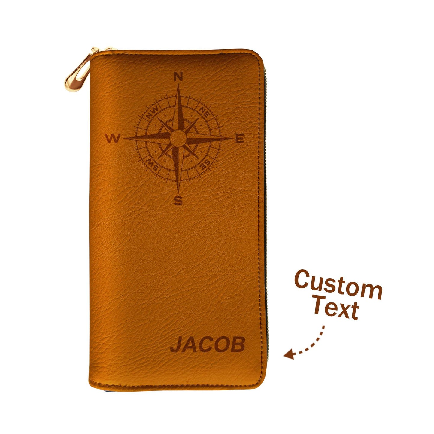 Custom Engraved Passport Cover - PersonalisedandPretty.com