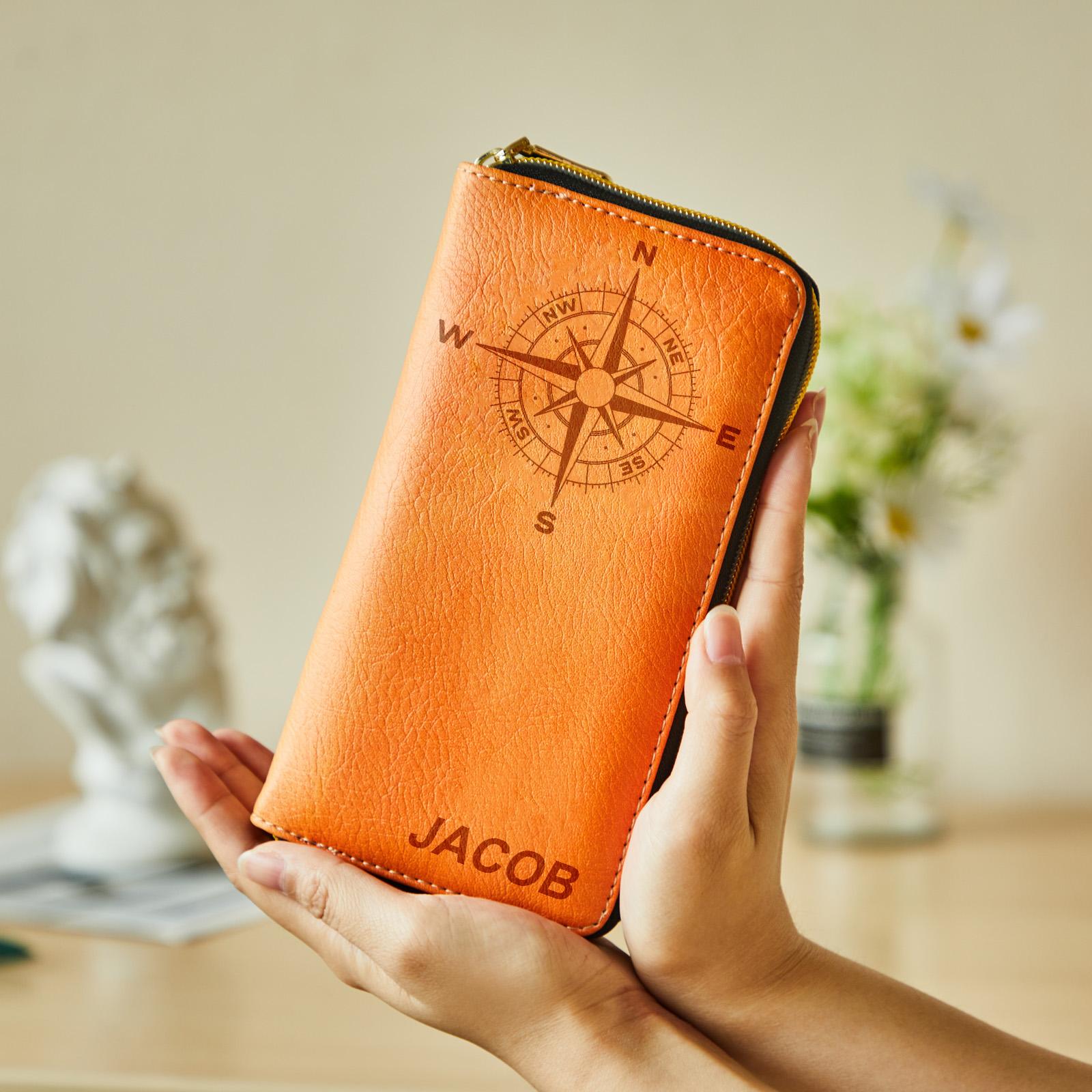 Custom Engraved Passport Cover - PersonalisedandPretty.com