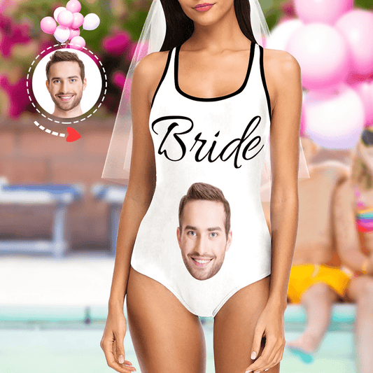 Custom Face Swimsuit with Name - PersonalisedandPretty.com