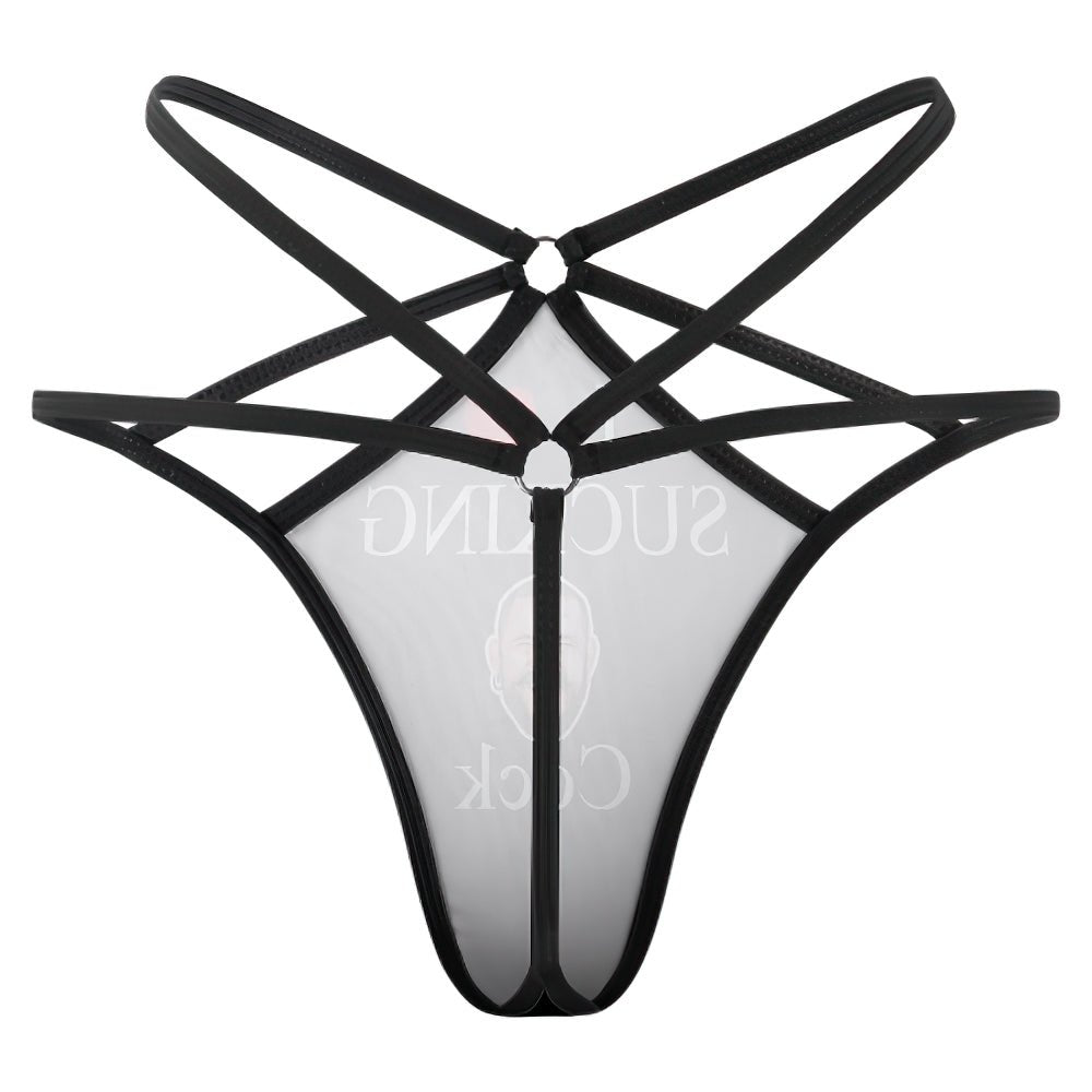 Custom Face Thong Love 'Sucking Cock' - PersonalisedandPretty.com