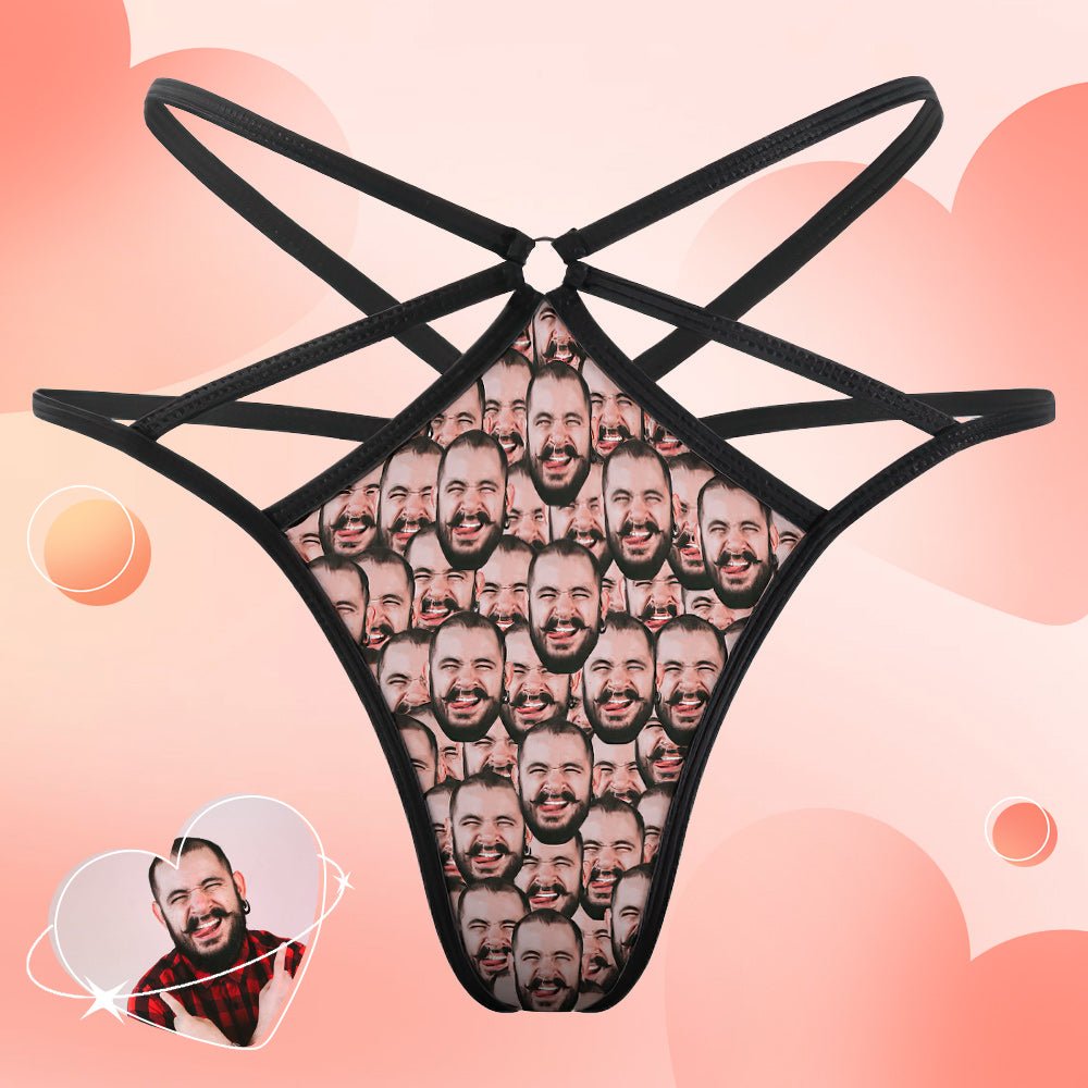 Custom Face Thong 'Multi Face' - PersonalisedandPretty.com