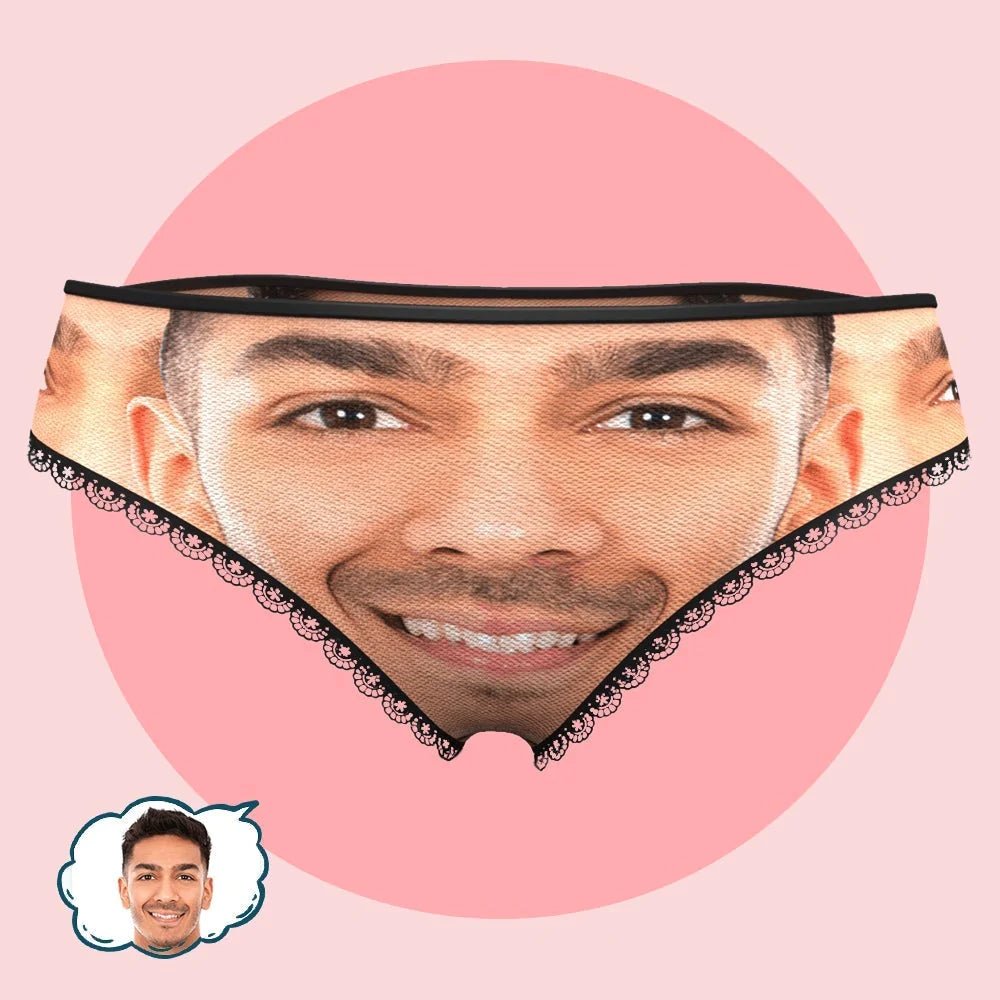 Custom Face Women's Underwear 'Boyfriend Face' - PersonalisedandPretty.com