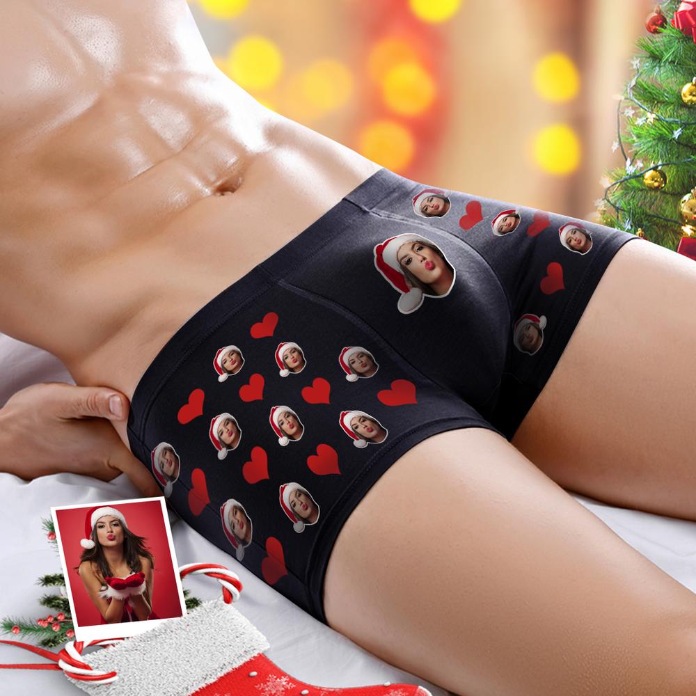 Custom Photo Boxer 'Heart Face Underwear - interactive' - PersonalisedandPretty.com