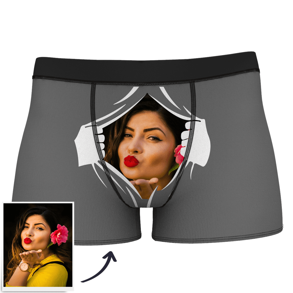 Custom Photo Boxer Shorts 'Rip Open' - PersonalisedandPretty.com