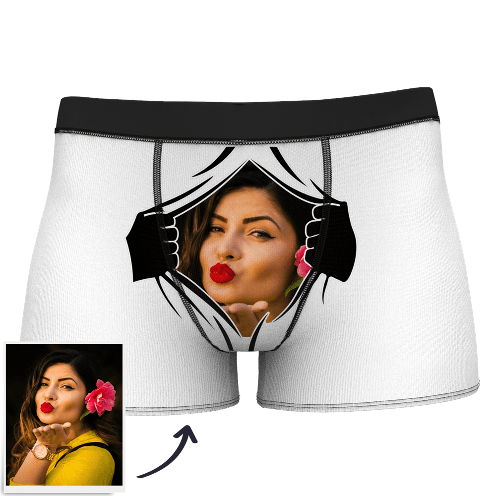 Custom Photo Boxer Shorts 'Rip Open' - PersonalisedandPretty.com