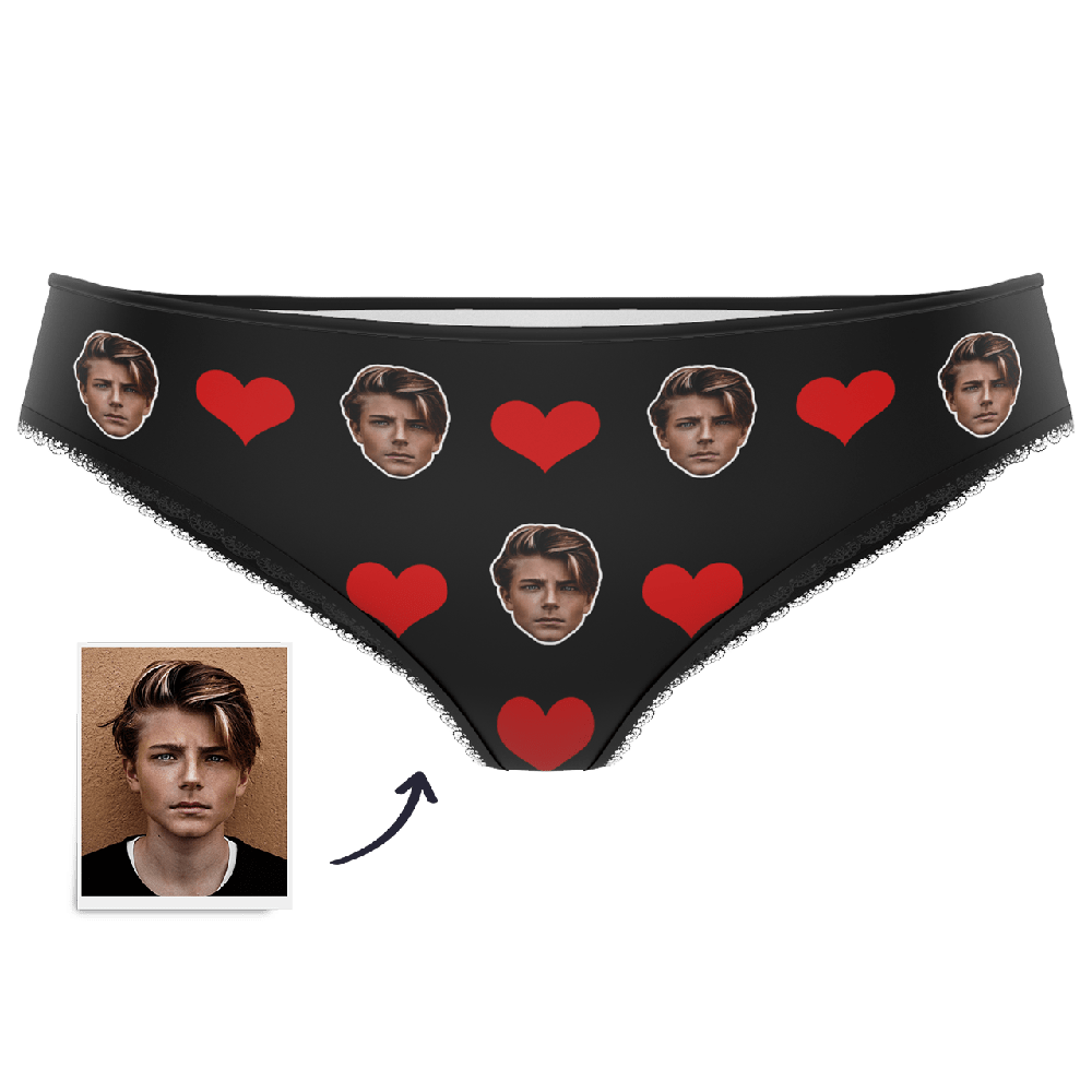 Custom Women's Underwear 'Cute face' - PersonalisedandPretty.com