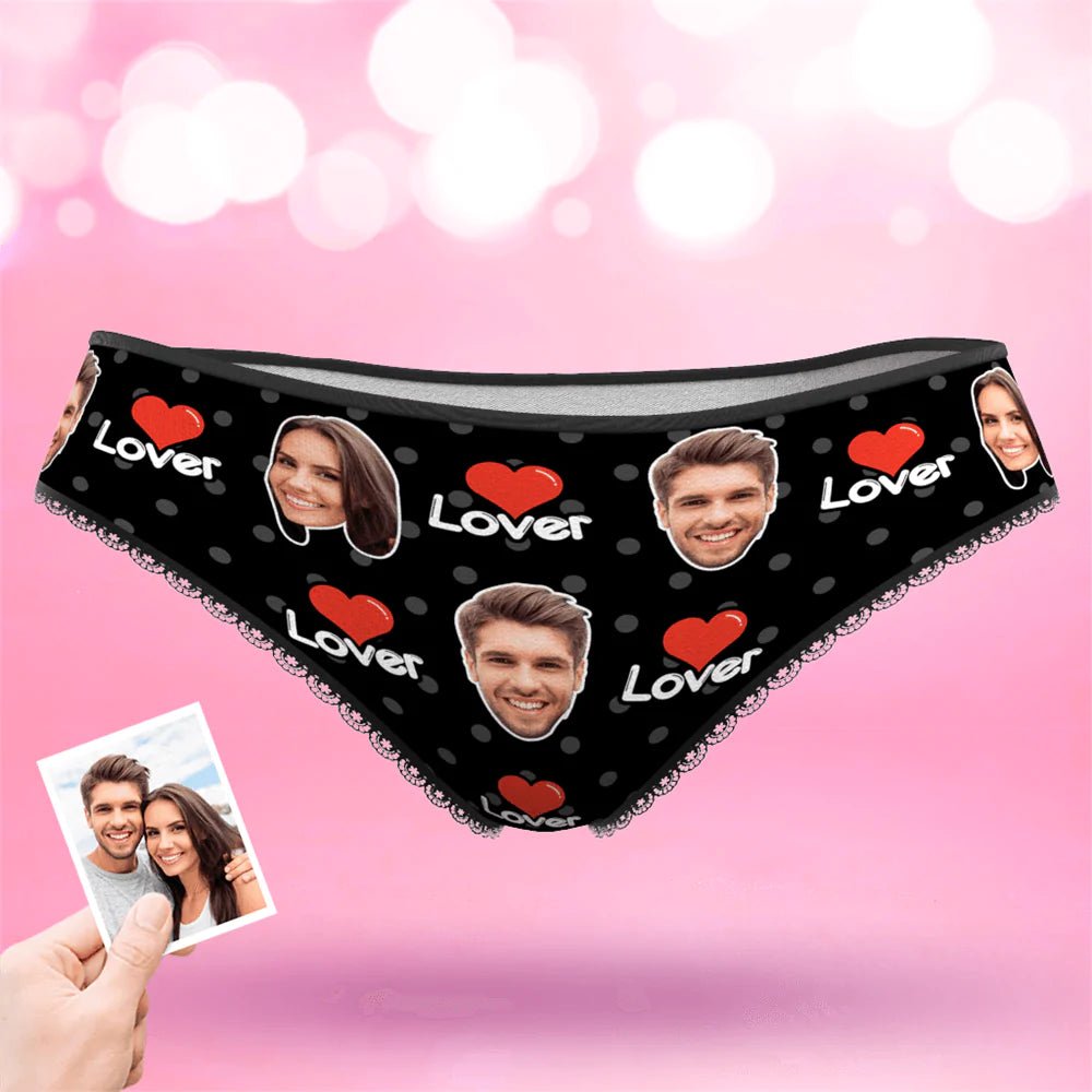 Custom Women's Underwear 'Lover' - PersonalisedandPretty.com