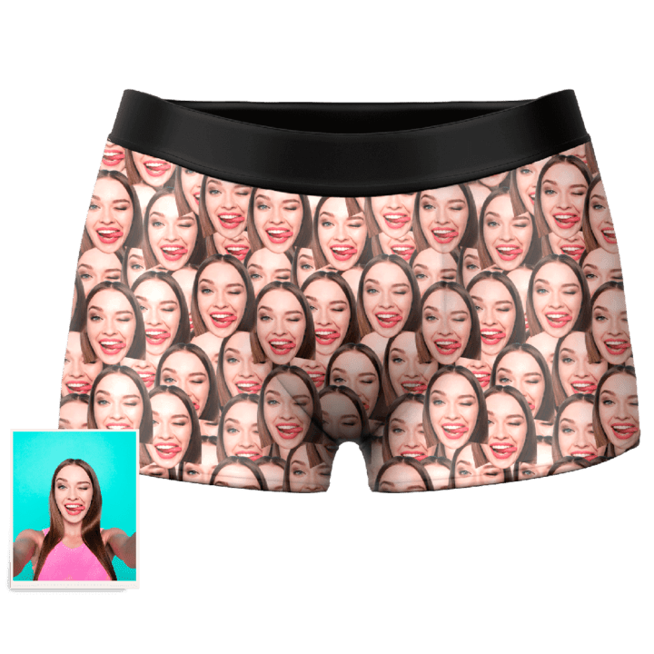 Face Mash - Personalised Face Boxer Shorts - PersonalisedandPretty.com