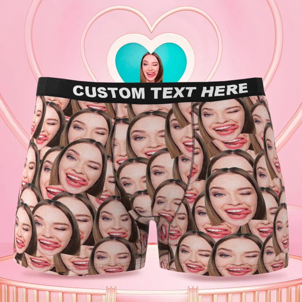 Face Mash - Personalised Face Boxer Shorts - PersonalisedandPretty.com