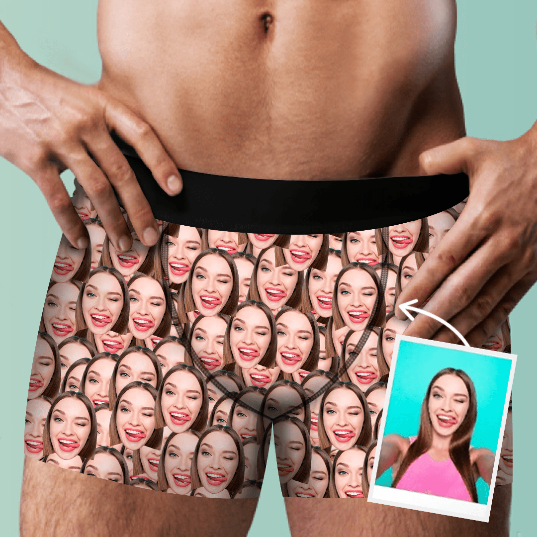 Face Mash - Personalised Face Boxer Shorts - PersonalisedandPretty.com