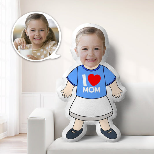 Personalised Minime Pillow Face and Clothes - PersonalisedandPretty.com