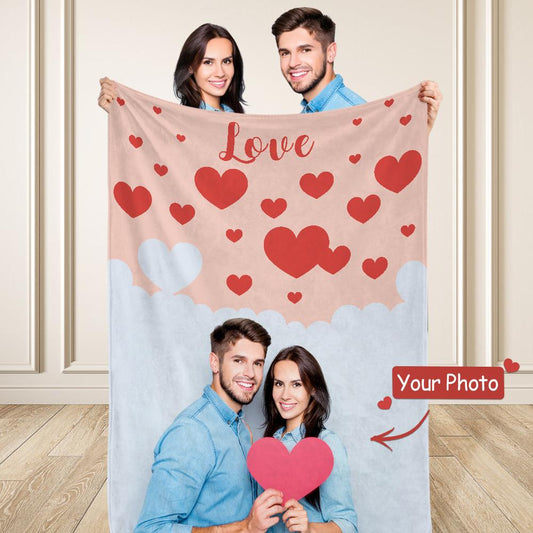 Personalised Photo Couple Blanket - PersonalisedandPretty.com