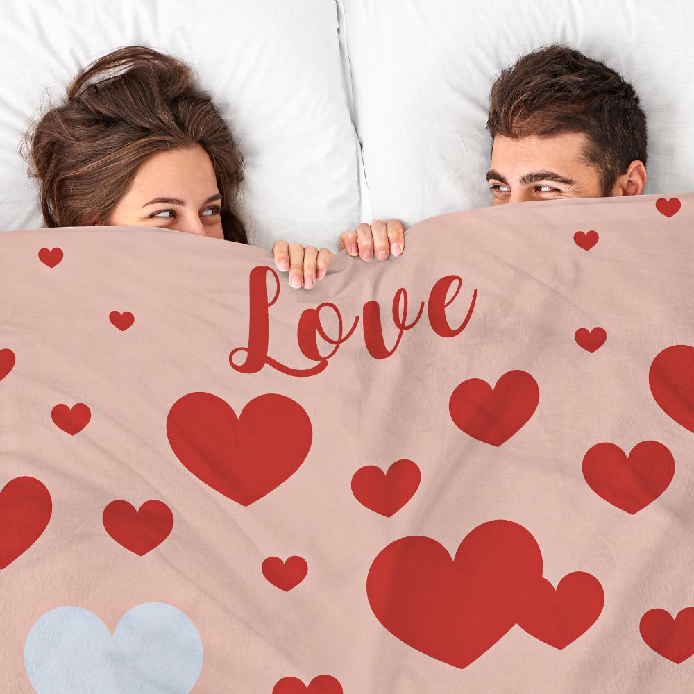 Personalised Photo Couple Blanket - PersonalisedandPretty.com