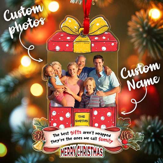 Personalised Photo Family Christmas Tree Decor - PersonalisedandPretty.com